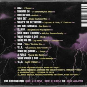 803 Productions underground compilation book one Columbia SC 2004 back.jpg