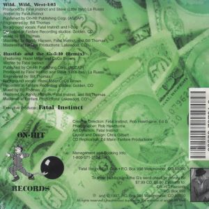 Fatal Instinct: Hustla's And The G's/Wild Wild West: CD Single Fatal Instinct: Hustla's And The G's/Wild Wild West: CD Single