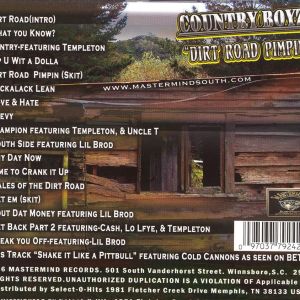 Country Boyz Dirt road pimpin SC back.jpg