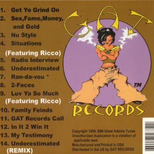Sex, Fame, Money, & Gold by Mello Drama (CD 1999 GAT Records