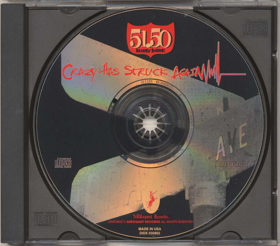 51.50 Illegaly Insane (5150): Crazy Has Struck Again: CD 51.50 Illegaly Insane (5150): Crazy Has Struck Again: CD
