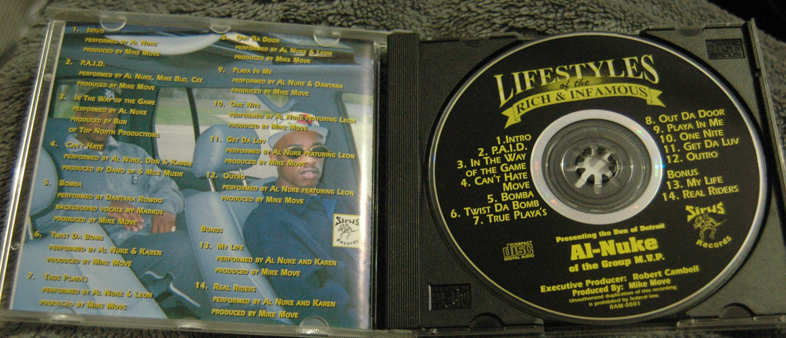 Lifestyles Of The Rich & Infamous by Al-Nuke (CD 1997 Sirus Records) in ...