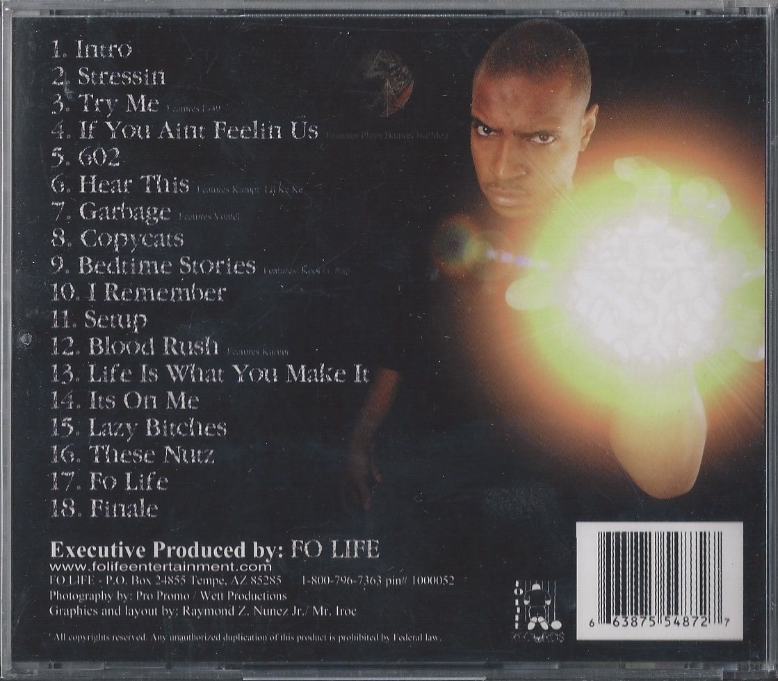 Stressin by Bookie (CD 1999 Fo Life Records) in Phoenix | Rap - The ...