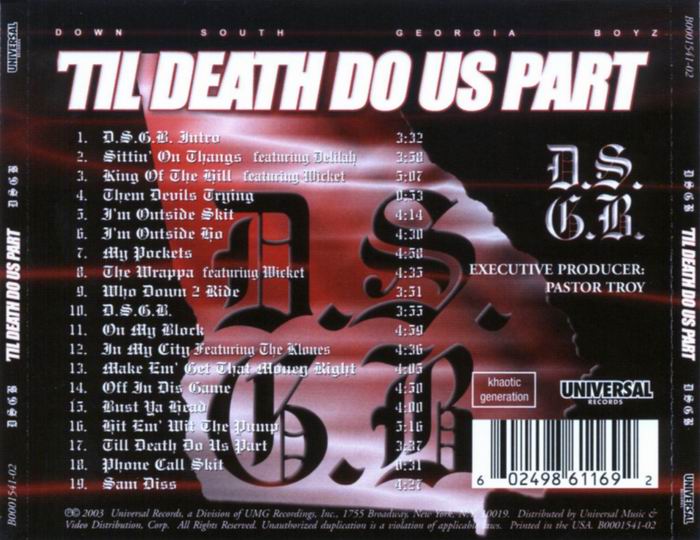 D.S.G.B. (Khaotic Generation Records, Universal Records, Zoo ...