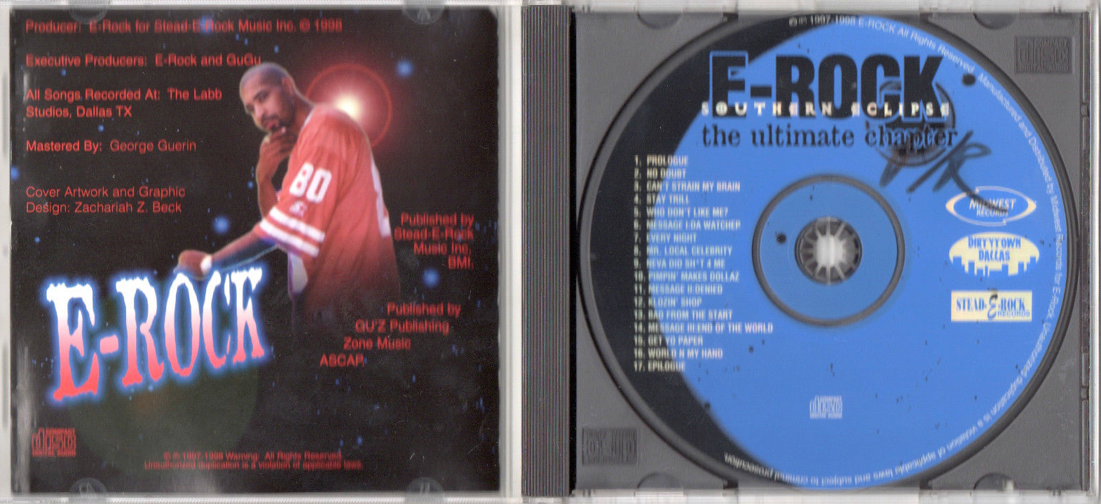 Southern Eclipse by E-Rock (CD 1997 Midwest Records) in Dallas 