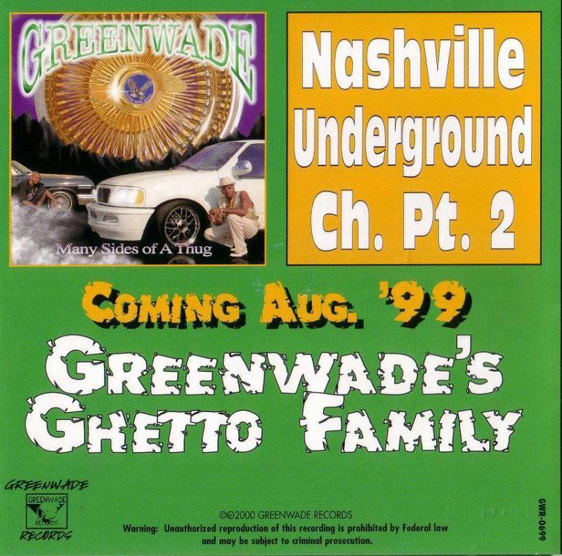 Ghetto Monster by Greenwade (CD 2000 Greenwade Records) in 