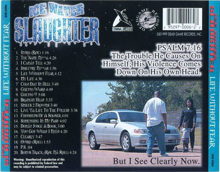 Life Without Fear by Ice Water Slaughter (CD 1999 Dead Game 