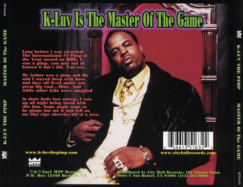 K-Luv The Pimp (MTP Records) in Oakland | Rap - The Good Ol