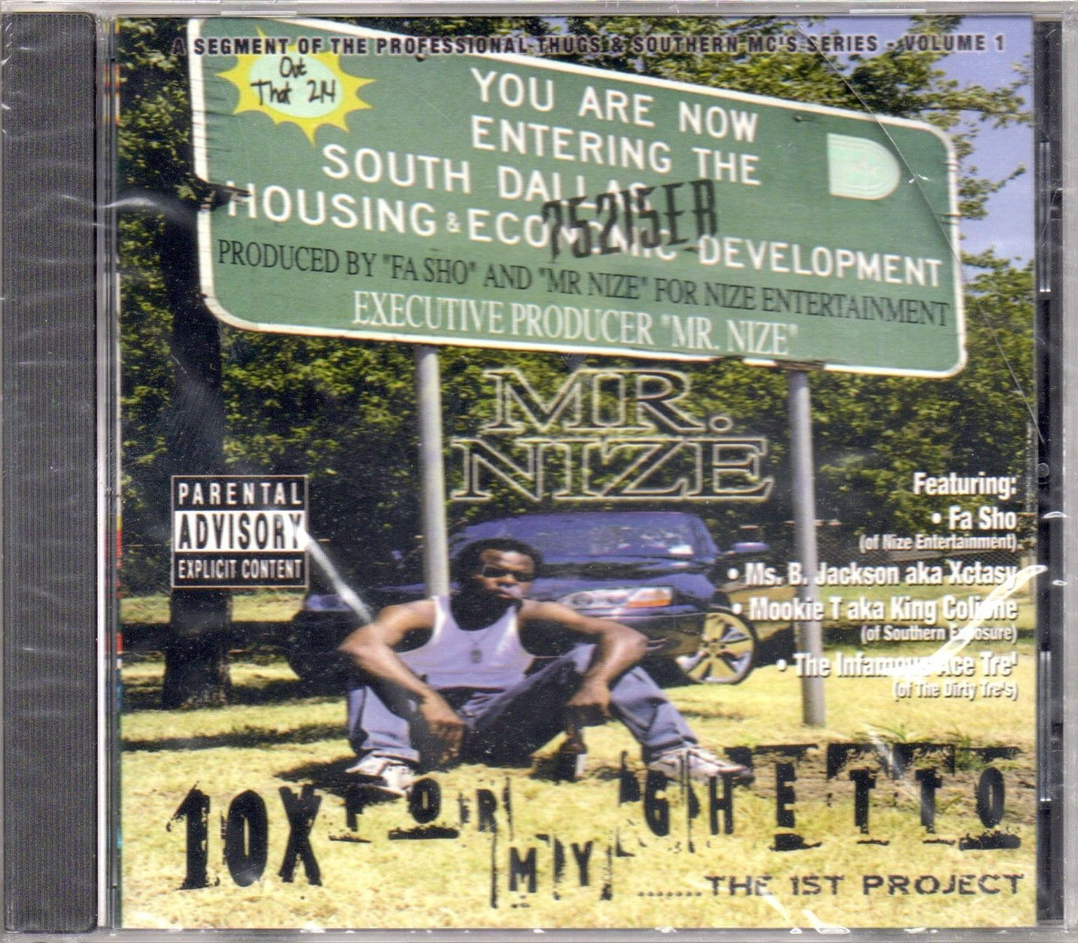 10X For My Ghetto by Mr. Nize (CD 2001 Nize Entertainment) in Dallas ...