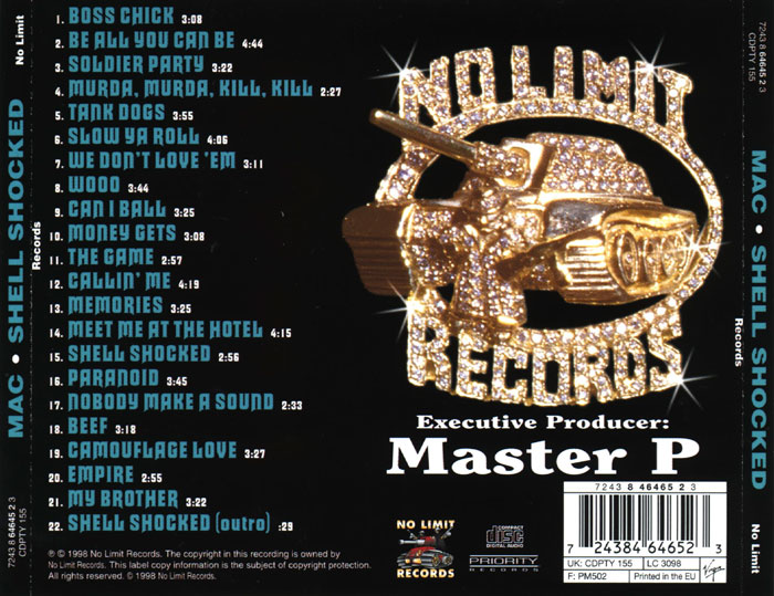mac shell shocked tracklist mac shell shocked tracklist
