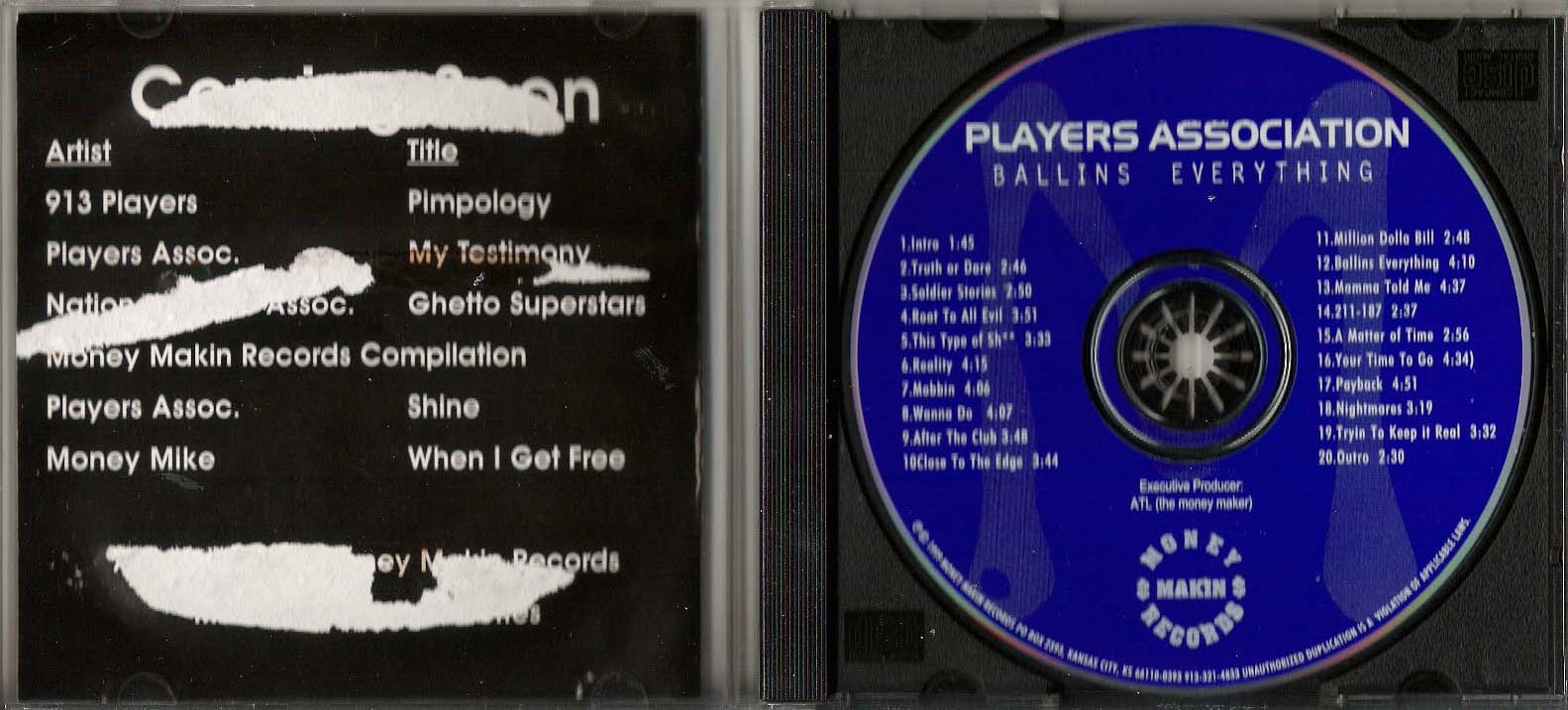 Ballins Everything by Players Assoc. (CD 1999 Money Makin Records