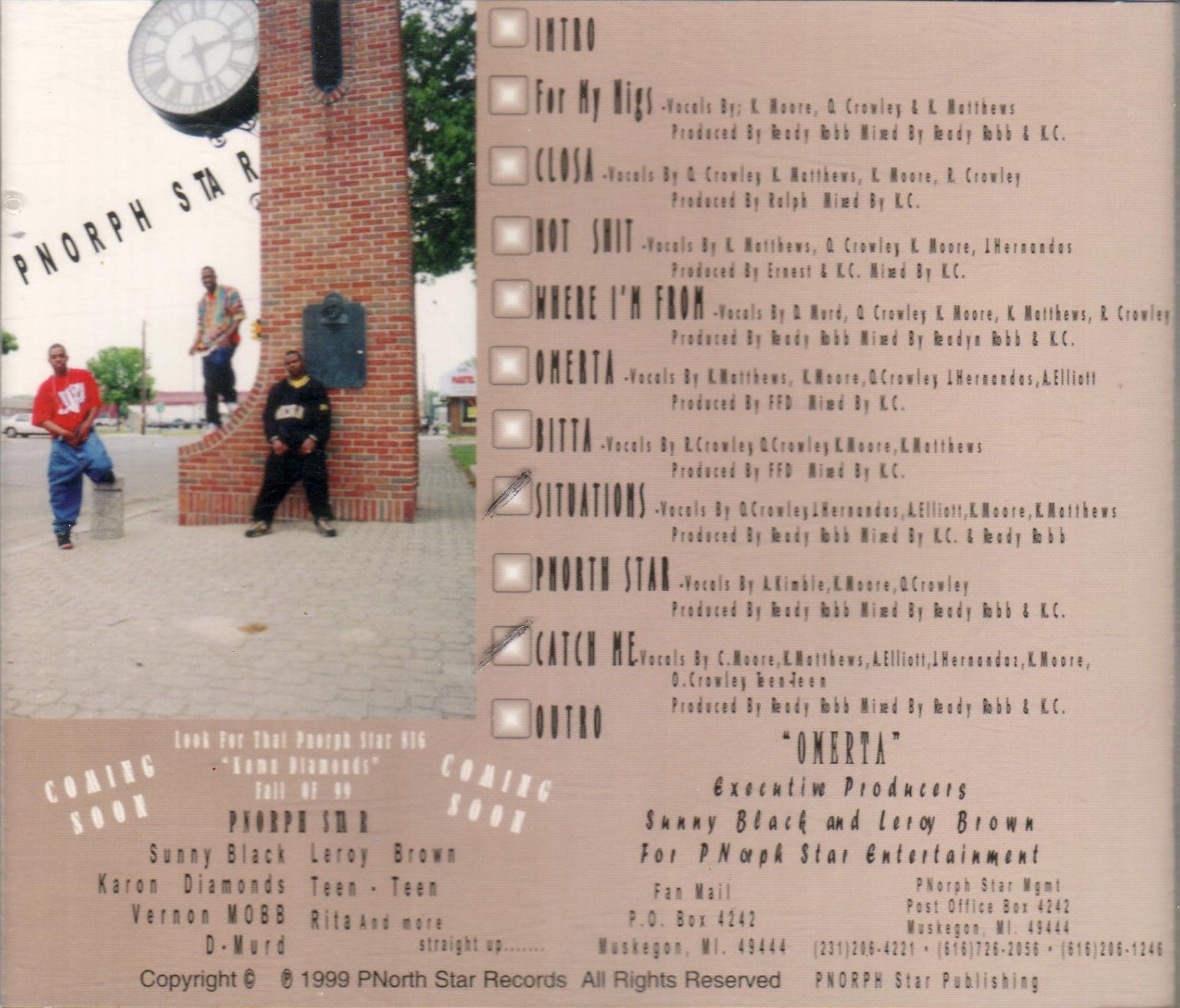 Omerta by Pnorph Star (CD 1999 Pnorph Star Records) in Muskegon 