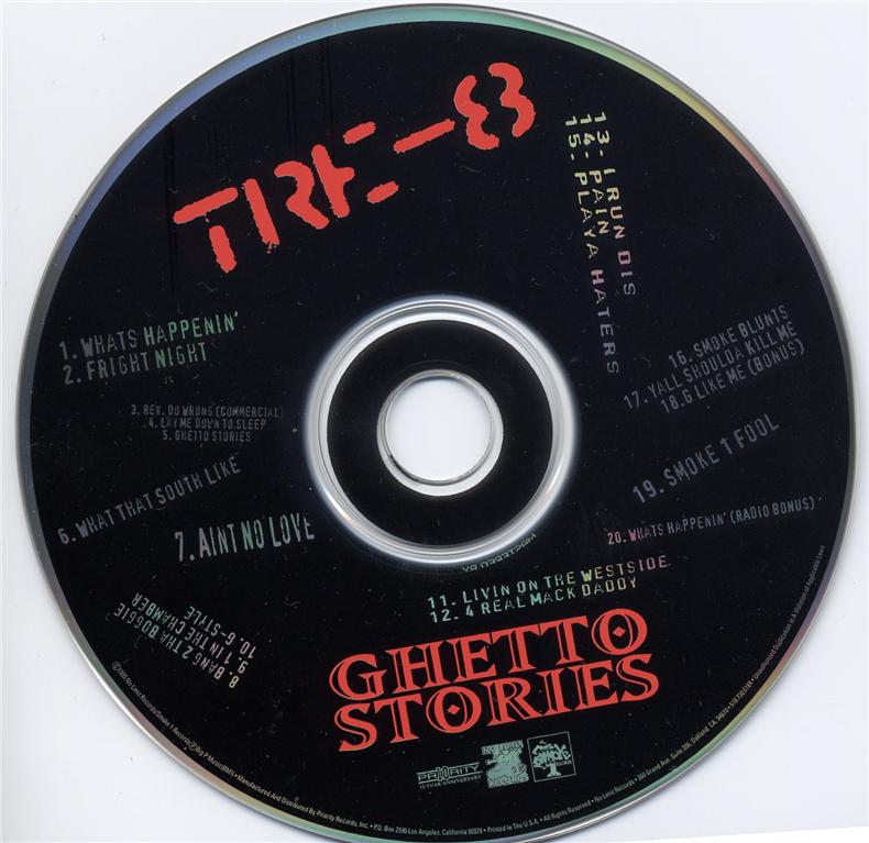Ghetto Stories by Tre-8 (CD 1995 No Limit Records) in New Orleans | Rap ...