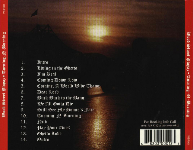 Wood Street Playaz: Turning-N-Burning: CD Wood Street Playaz: Turning-N-Burning: CD