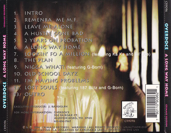 A Long Way Home by Overdoce (CD 1996 Crimage Records) in Flint 