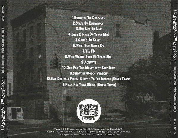 Bushwick To Shin-Juku by Finsta Bundy (CD 1996 Chopped Herring 