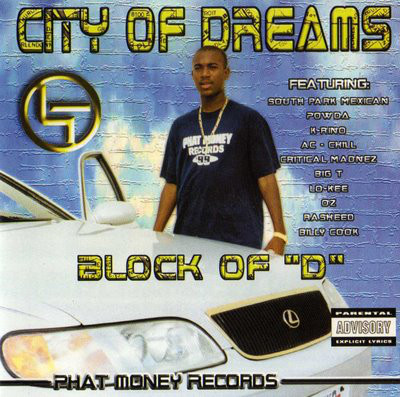 City Of Dreams by LT (CD 1999 Phat Money Records) in Houston | Rap 