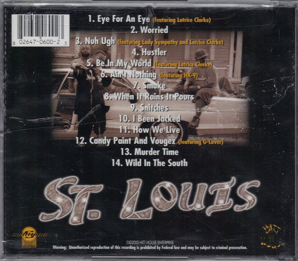 Confessions Of A Hustler by St. Louis (CD 2000 Hitt House 