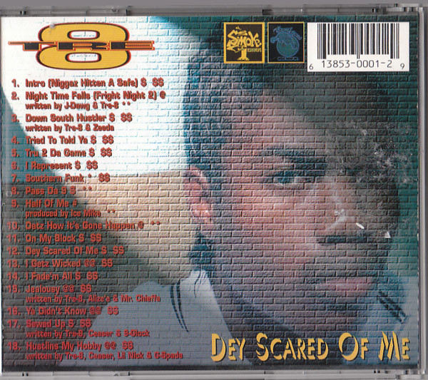 洋楽 TRE-8 Dey Scared Of Me Dey Scared Of Me by Tre-8 (CD 1997
