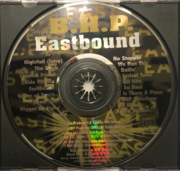 Eastbound by Black Hole Posse (B.H.P.) (CD 1998 B.H.P. Records) in 