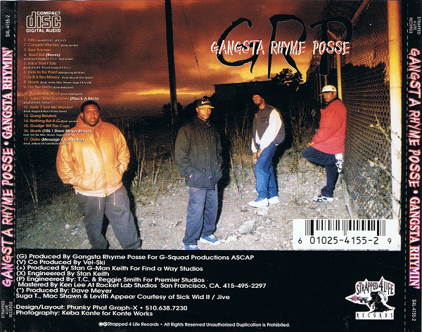 Gangsta Rhyme Posse (Strapped-4-Life Records) in San Francisco 