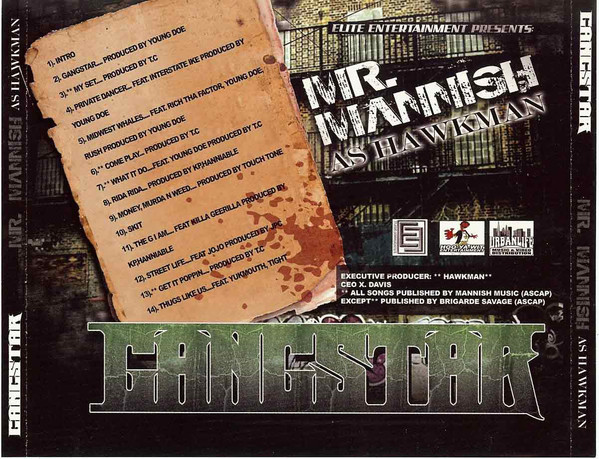Mr. Mannish as Hawkman: Gangstar: CD Mr. Mannish as Hawkman: Gangstar: CD