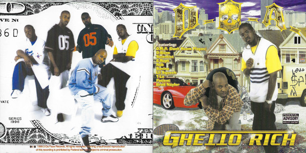 Ghetto Rich by D.O.A. (CD 1999 2 Da Face Records) in Stockton 