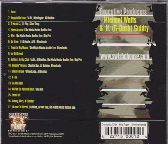 I Came To Wreck by Big Tiger aka Big Tike (CD 2001 ...