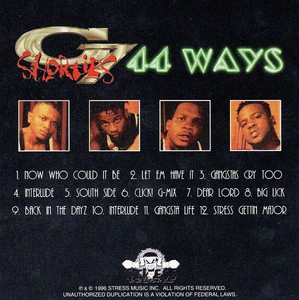 44 Ways by G Shorties (CD 1996 Stress Music Inc.) in Miami | Rap 