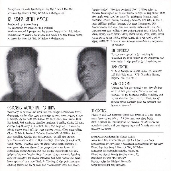 44 Ways by G Shorties (CD 1996 Stress Music Inc.) in Miami | Rap 