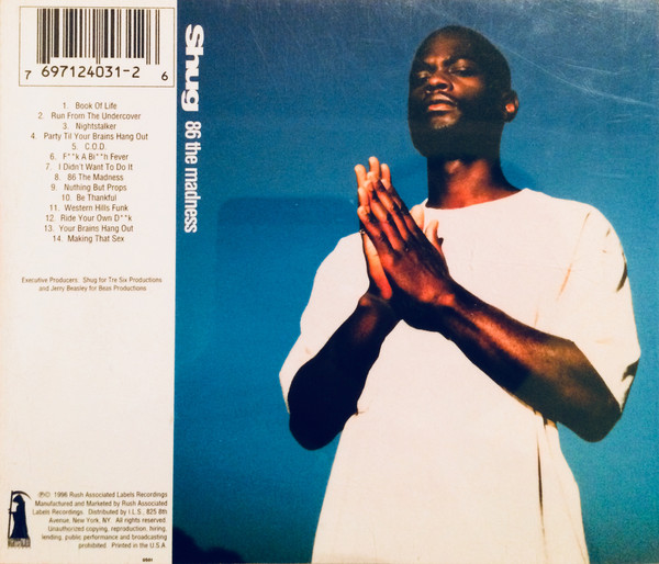 洋楽 SHUG/86 THE MADNESS/G-RAP 86 The Madness by Shug (CD 1996 