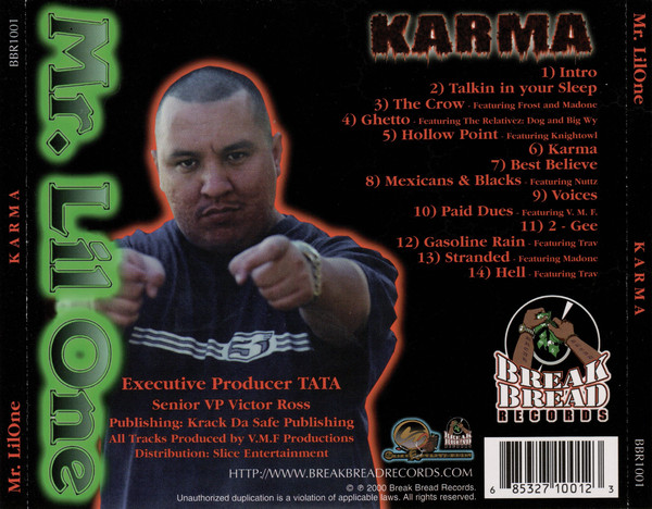 Karma by Mr. Lil One (CD 2000 Break Bread Records) in San Diego 