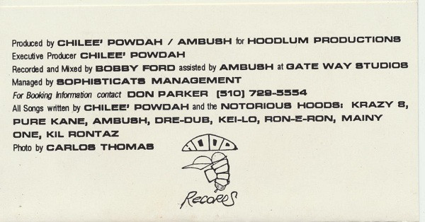 Late Nite Gafflin by Chilee Powdah (Tape 1992 Hood Records) in 