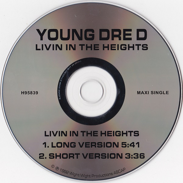 Young Dre D: Livin In The Heights: CD Single