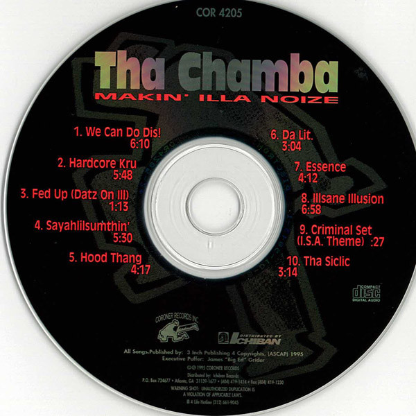 Tha Chamba (Coroner Records, Inc.) in Chicago | Rap - The Good Ol