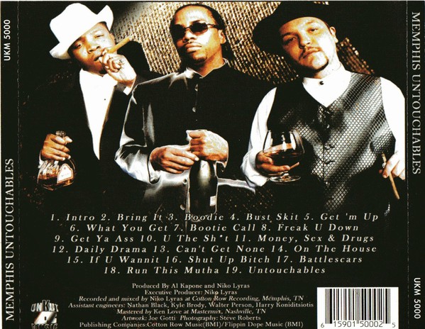 Memphis Untouchables by Tha Jerk (CD 2003 UnKut Music) in Memphis 