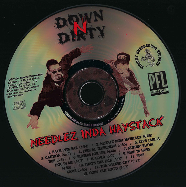 洋楽 G-RAP Needlez Inda Haystack/Down N Dirty Down-N-Dirty 
