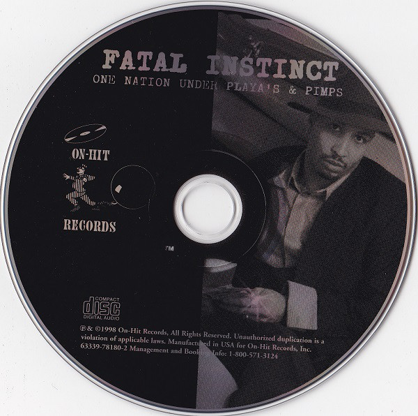 Fatal Instinct: One Nation under Playa's & Pimps: CD