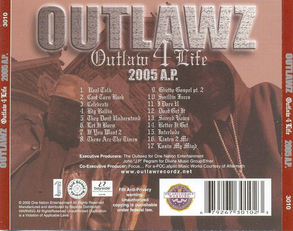 Outlaw 4 Life: 2005 A.P. by Outlawz (CD 2005 33rd Street Records) in ...
