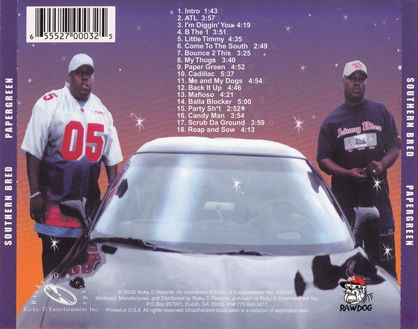Papergreen by Southern Bred (CD 2000 Ricky D. Records) in Florence 