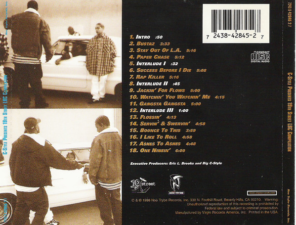 C-Style Presents: 19th Street LBC Compilation: CD C-Style Presents: 19th Street LBC Compilation: CD