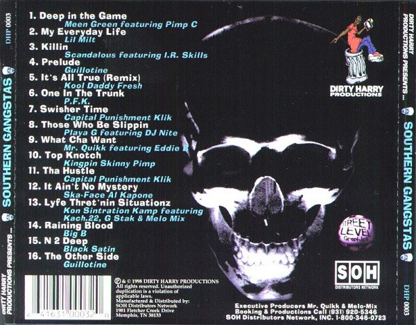 Dirty Harry Production Presents Southern Gangstas by Various (CD 