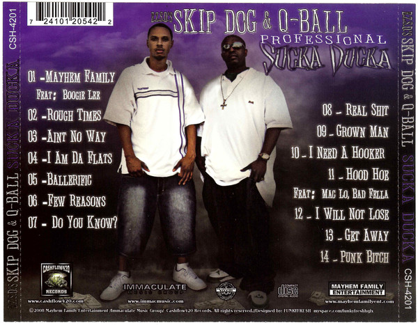 Professional Sucka Ducka by Q-Ball (CD 2008 Cashflow420 Records) in ...
