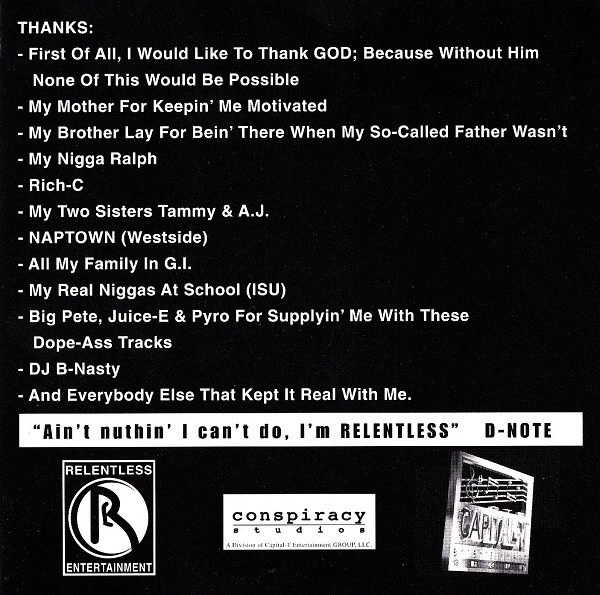 D-Note (Relentless Entertainment) in Indianapolis | Rap - The Good 