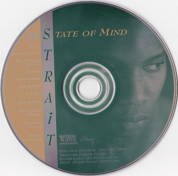 State Of Mind by Strait (CD 1998 Southern Affair Entertainment) in 