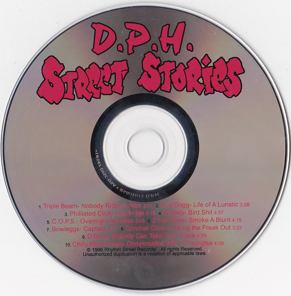 D.P.H.(Del Paso Heights): Street Stories: CD