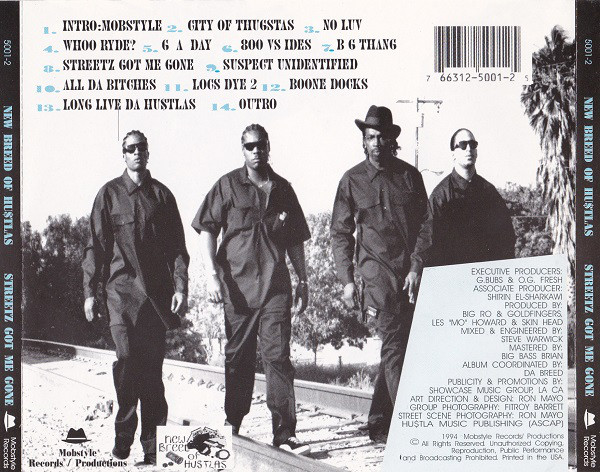 Streetz Got Me Gone by New Breed Of Hustlas (CD 1994 Mobstyle 