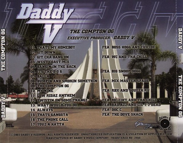 オリジナル Daddy-V / Compton OG g-rap The Compton OG by Daddy V 