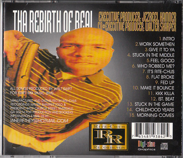 Realla-Rolla: Tha Rebirth Of Real: CD Realla-Rolla: Tha Rebirth Of Real: CD