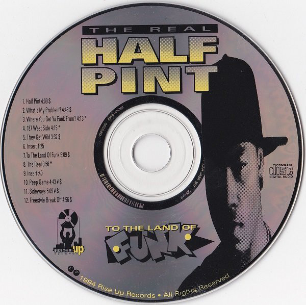 The Real Half Pint: To The Land Of The Funk: CD The Real Half Pint: To The Land Of The Funk: CD